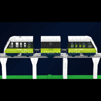Mould King 12040 Italian Marconi Express Light Rail Train Building Set | 1,957 Pcs
