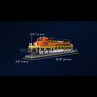 Mould King 12041 BNSF Railway Locomotive Model Building Set | 1,362 Pcs
