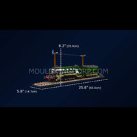 Mould King 12044 Flying Scotsman Steam Locomotive Building Set | 1,766 Pcs