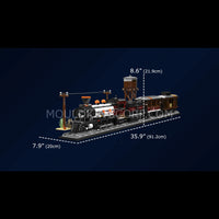 Mould King 12048 Western Steam Express locomotive Building Set | 2,722 Pcs
