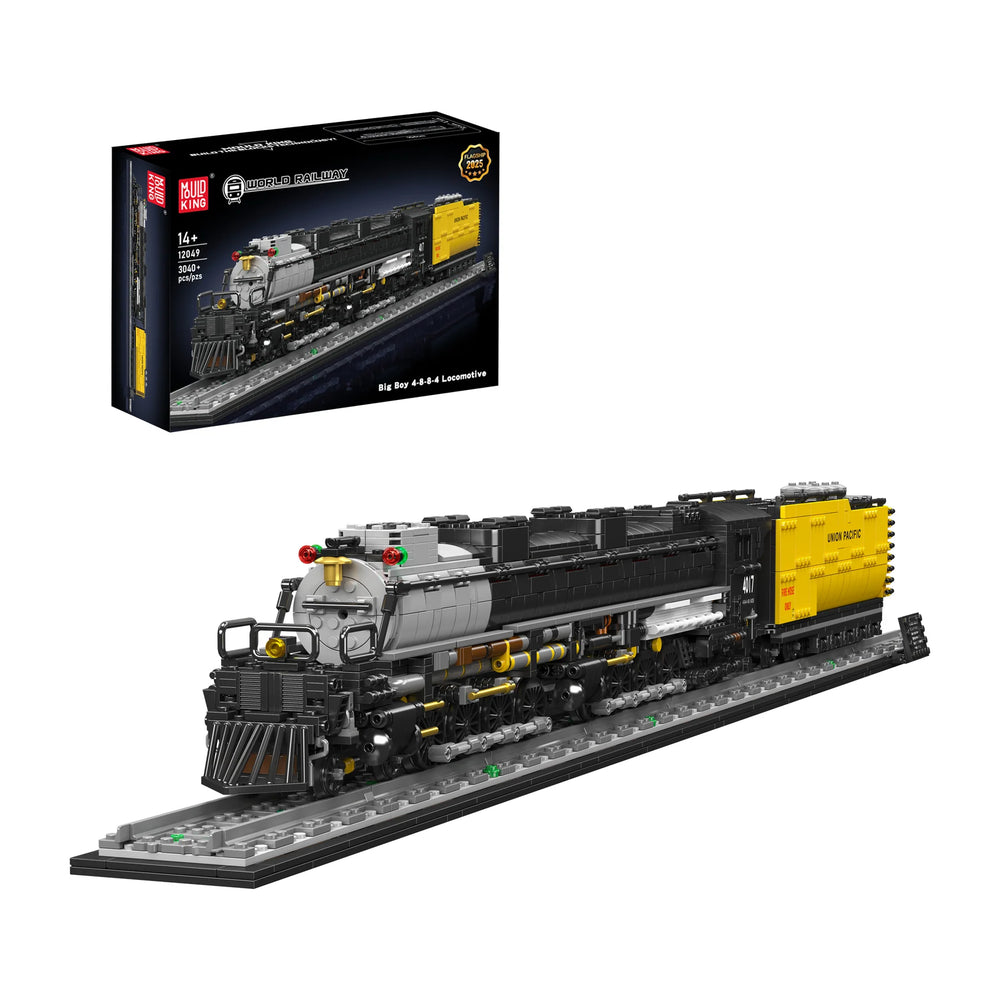 Mould King 12049 Big Boy 4-8-8-4 Steam Locomotive Building Set | 3,040 Pcs