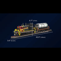 Mould King 12052 SW1200 Classic Diesel Switcher Locomotive Building Set | 2,283 Pcs
