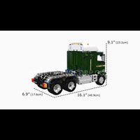 Mould King 13202 1970s American Cabover Truck Building Set | 2,181 Pcs
