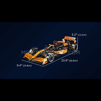 Mould King 13208 1:8 Scale MCL Racing Car Model Building Set | 1,480 PCS
