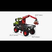 Mould King 17038 4x4 Off-Road Logging Truck Building Kit | 2,002 Pcs
