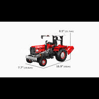 Mould King 17064 Remote Control Agricultural Tractor Building Set | 1,857 Pcs
