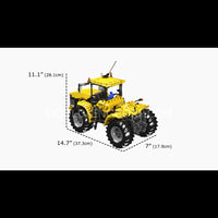 Mould King 17081/17082 Challenger Articulated Tractor Building Set | 1,300 Pcs
