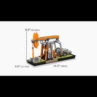 Mould King 17087 Oil Well Building Block Set | 840 Pcs
