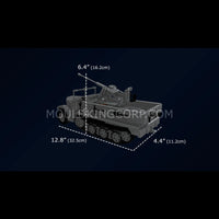 Mould King 20048 German 3.7cm Anti-Aircraft Half-Track Vehicle Building Set | 1,188 Pcs
