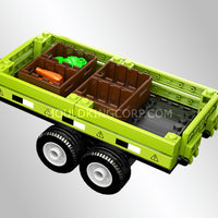 Mould King 24093 Wheel Loader & Agricultural Trailer Building Set | 504 Pcs
