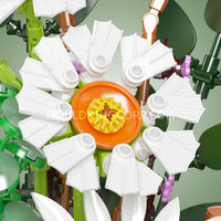 Mould King 24107 Daisy Flower Pot Botanical Building Set | 1,157 Pcs
