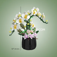 Mould King 24108 Orchid Bonsai Building Block Set | 1,014 Pcs
