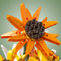 Mould King 24111 Sunflower Potted Building Set | 854 Pcs