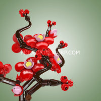 Mould King 24120 Plum Blossom Botanical Building Set | 393 Pcs
