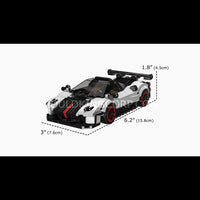 Mould King 27093 Zonda Cinque Supercar Building Set | 383 Pcs
