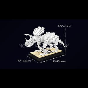 Mould King 29006 Triceratops Dinosaur Fossil Building Kit | 397 Pcs