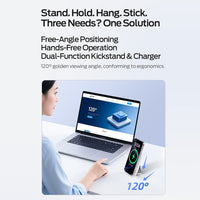 MOVE SPEED MSP16 Magnetic Wireless Charging Mobile Power Bank with Bracket 10000mAh 22.5W (CCC Certified)
