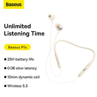 Baseus Bowie P1x In-ear Neckband Wireless Earphones
