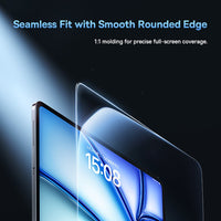 Baseus Crystalline HD Tempered Glass Screen Protector for iPad Air 13'' (2024 / 2025) -Clear (Includes Dustproof Installation Tool & Cleaning Kit)
