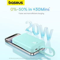 Baseus Magnetic Mini Wireless Fast Charge Power Bank iP Edition 10000mAh 20W
