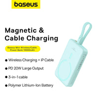 Baseus Magnetic Mini Wireless Fast Charge Power Bank iP Edition 10000mAh 20W
