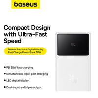 Baseus Star-Lord Digital Display Fast Charging Power Bank 10000mAh 30W
