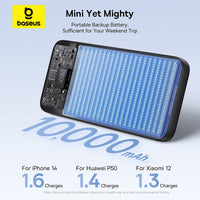 Baseus Lipow Dual-Cable Power Bank with Digital Display 10000mAh 22.5W