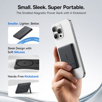 Baseus PicoGo AM31 Qi2 Ultra-Mini Magnetic Power Bank with Kickstand 5000mAh 20W
