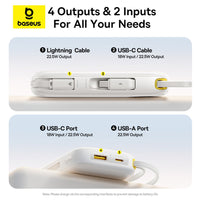 Baseus EnerFill FC31 Digital Display Power Bank with 2 Built-in Cables 10000mAh 22.5W
