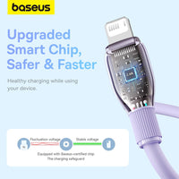 Baseus Pudding Series Fast Charging Cable USB to iP 2.4A 1.2m
