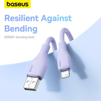 Baseus Pudding Series Fast Charging Cable USB to iP 2.4A 1.2m
