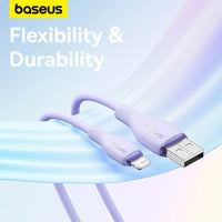 Baseus Pudding Series Fast Charging Cable USB to iP 2.4A 1.2m
