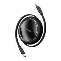 Baseus Free2Draw Mini Retractable Charging Cable Type-C to Type-C 100W 1m for iPhone 15 / 16 / 17 Series
