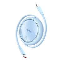 Baseus Free2Draw Mini Retractable Charging Cable Type-C to Type-C 100W 1m for iPhone 15 / 16 / 17 Series
