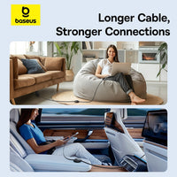 Baseus Free2Pull Mini Retractable Charging Cable USB-C to USB-C 100W 2M