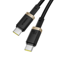 Baseus Dura Fast Charging Data Cable USB-C to USB-C 240W 1M-Gold Black
