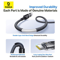 Baseus Display 2 Fast Charging Data Cable USB-C to USB-C 100W 2M for 15 / 16 / 17 Series
