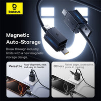 Baseus Versatile Two-for-Two Fast Charging Cable U+C to C+L 60W 2M
