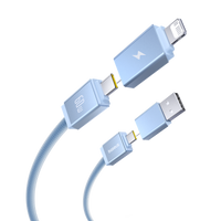 Baseus Versatile Two-for-Two Fast Charging Cable U+C to C+L 60W 2M
