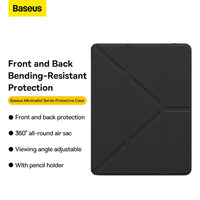 Baseus Minimalist Series Protective Case for iPad Pro 13 (2024)-Cluster Black
