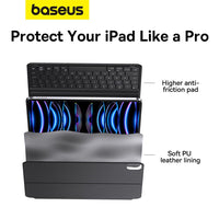 Baseus Brilliance Series Magnetic Keyboard Case for iPad Pro 12.9 (2019/2020/2021/2022)-Cluster Black
