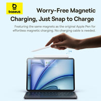 Baseus Smooth Writing 3 Wireless Charging Stylus Active Wireless Version-Moon White (With Active Pen Tip*1)
