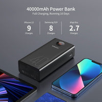 Romoss PEA40 18W Power Bank 40000mAh Portable External Battery-Black
