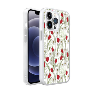 Bumper Blend Color Shockproof Case with Pattern