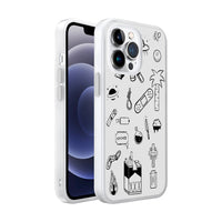 Bumper Blend Color Shockproof Case with Pattern
