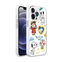 Bumper Blend Color Shockproof Case with Pattern
