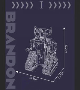 MOULD KING 15082 Brandon Interstellar Three-transformation RC Robots with 536 Pieces