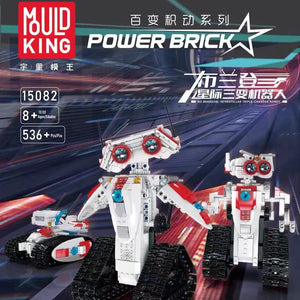 MOULD KING 15082 Brandon Interstellar Three-transformation RC Robots with 536 Pieces