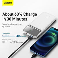 Baseus Magnetic Wireless Fast Charging Power Bank 10000mAh 20W PPCX010202
