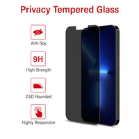 Kinglas Privacy Tempered Glass Screen Protector For iPhone 13 Pro Max / 14 Plus
